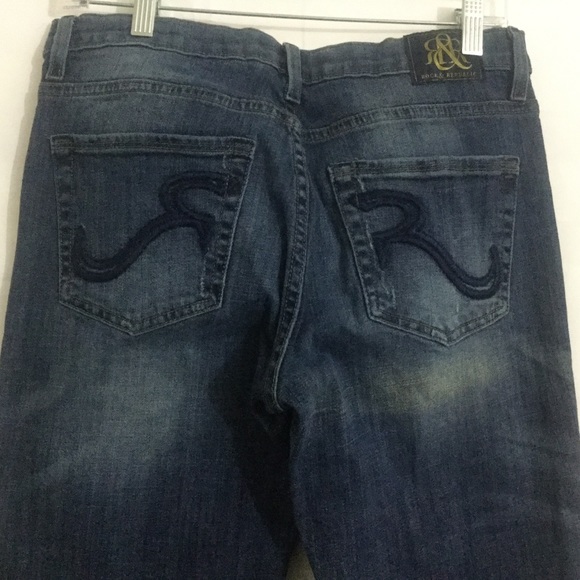 Rock & Republic Jeans Kasandra Blue Boot Cut  12M - Picture 5 of 7